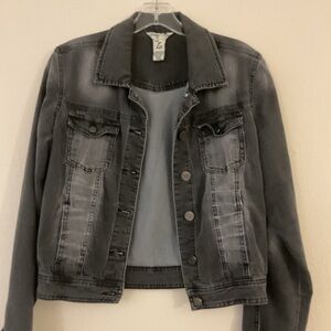 Indigo Rein Charcoal Jean Jacket